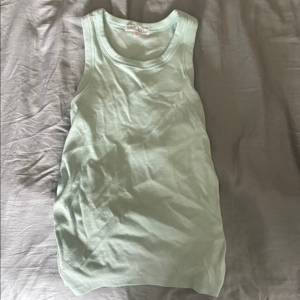 Mint Green Sleeveless Top